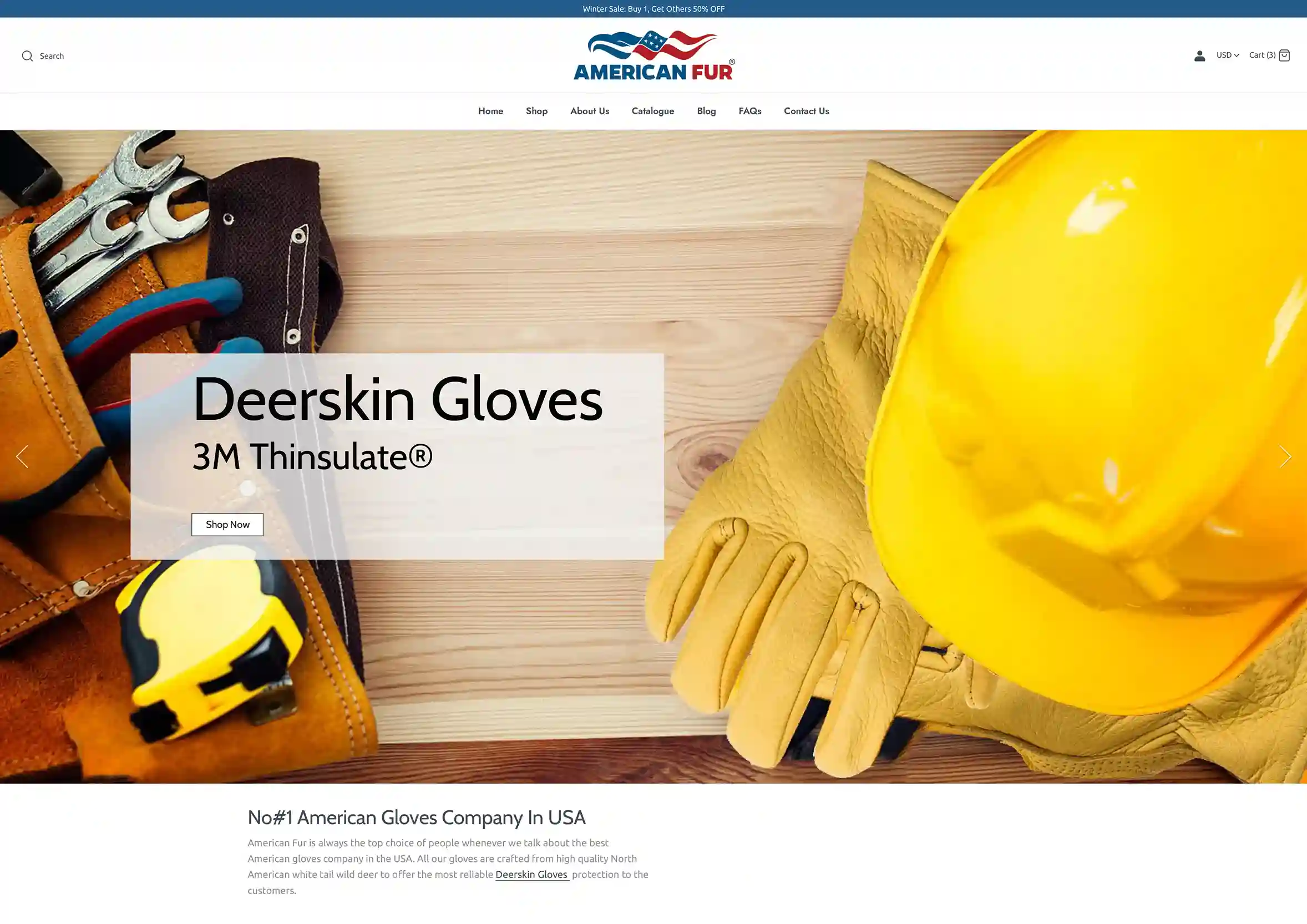 American Fur Inc website